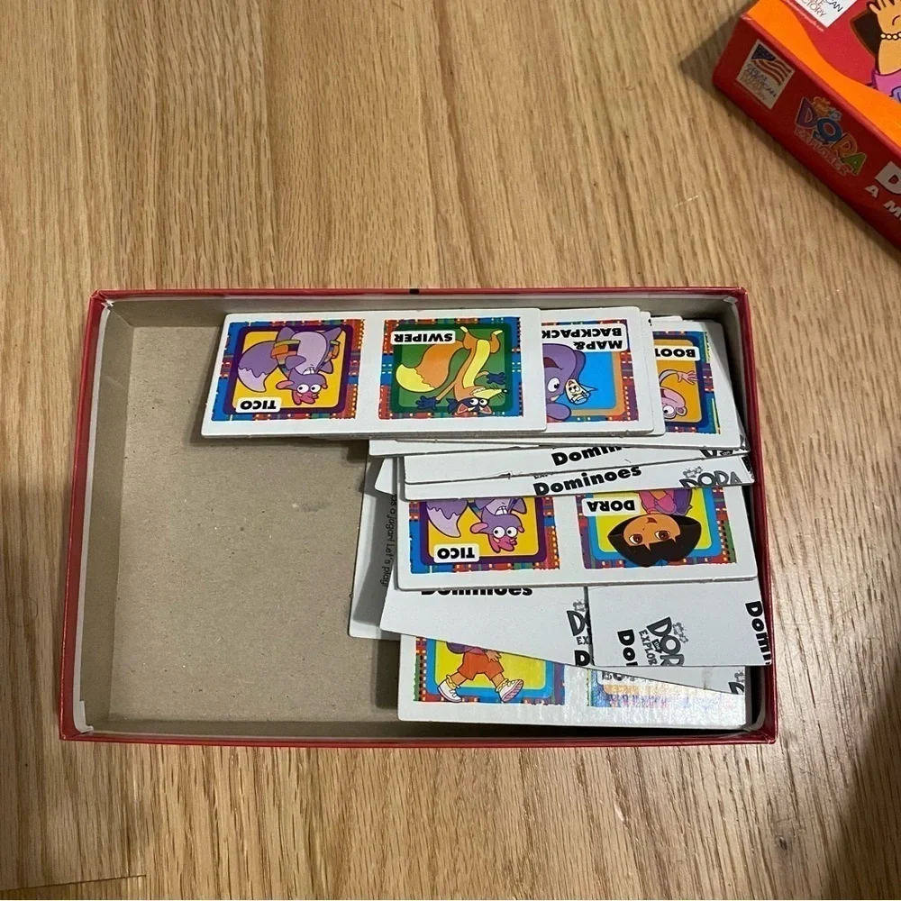 Dominoes Child Dora the Explorer Matching Game #160 Nick Jr. Vintage 2001